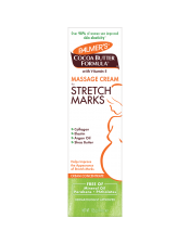 Palmer's Massage Cream helps visibly improve skin elasticity and helps improve the appearance of stretch marks. Pure Cocoa Butter and Shea Butter, Natural Oils, Collagen, Elastin, Lutein keep skin moisturised and supple for 48 hours, allowing skin to stretch more comfortably. Widely recommended for stretch marks during and after pregnancy or weight fluctuation. This cream concentrate formula is ideal for tummy, hips, thighs and bust.
Over 98% of women saw improved skin elasticity, texture and tone.**Based on an 8 week in-home trial by 102 female panellists aged 18 to 49
Not suitable for Vegans
Directions:
Apply all over skin, concentrating on tummy, hips, thighs and bust. Massage liberally into skin twice daily. 