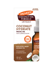 Boost Hydration and Glow with Palmer's® Coconut Oil Formula™ Facial Oil, crafted with antioxidant-rich Extra Virgin Coconut Oil + 9 other skin nourishing oils for radiant, healthy-looking skin. Helps maintain skin's optimal moisture level so skin is replenished and balanced with a dewy, youthful appearance. 
DERMATOLOGIST APPROVED
NON-COMEDOGENIC
Suitable for Vegans