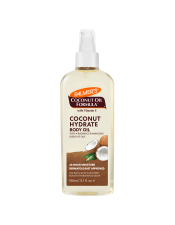 Hydrate and Replenish skin with Palmer’s Coconut Oil Formula Body Oil, crafted with antioxidant-rich Extra Virgin Coconut Oil and Green Coffee Extract for radiant, healthy-looking skin.   
Fair Trade Coconut Oil Paraben, Phthalate & Dye Free
With Coconut & Green Coffee for Youthful Radiance
*Certified Organic Extra Virgin Fair Trade Coconut Oil
Usage: AFTER SHOWER/BATH apply to damp skin to lock in moisture. BATH OIL: Add 4-5 pumps to warm water for soothing spa bath. MASSAGE OIL: Warm oil in hands to apply to dry skin as a massage oil or for an instant radiance boost.
48 hour moisture 
Suitable for vegans,
Packaging may vary for a short period of time