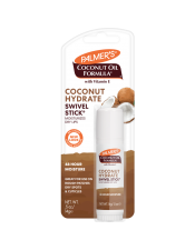 Hydrate and Replenish moisture-thirsty lips with Palmer’s Coconut Oil Formula Swivel Sick, crafted with antioxidant-rich Extra Virgin Coconut Oil. Also ideal for spot moisturizing cuticles, rough patches, or cracked skin.
Great For Use on Rough Patches, Dry Spots & Cuticles. Moisturises Dry Lips.
48 Hour Moisture 
Suitable for Vegans.
Packaging may vary for a short period of time.
Directions:
Use on lips or dry skin as needed.